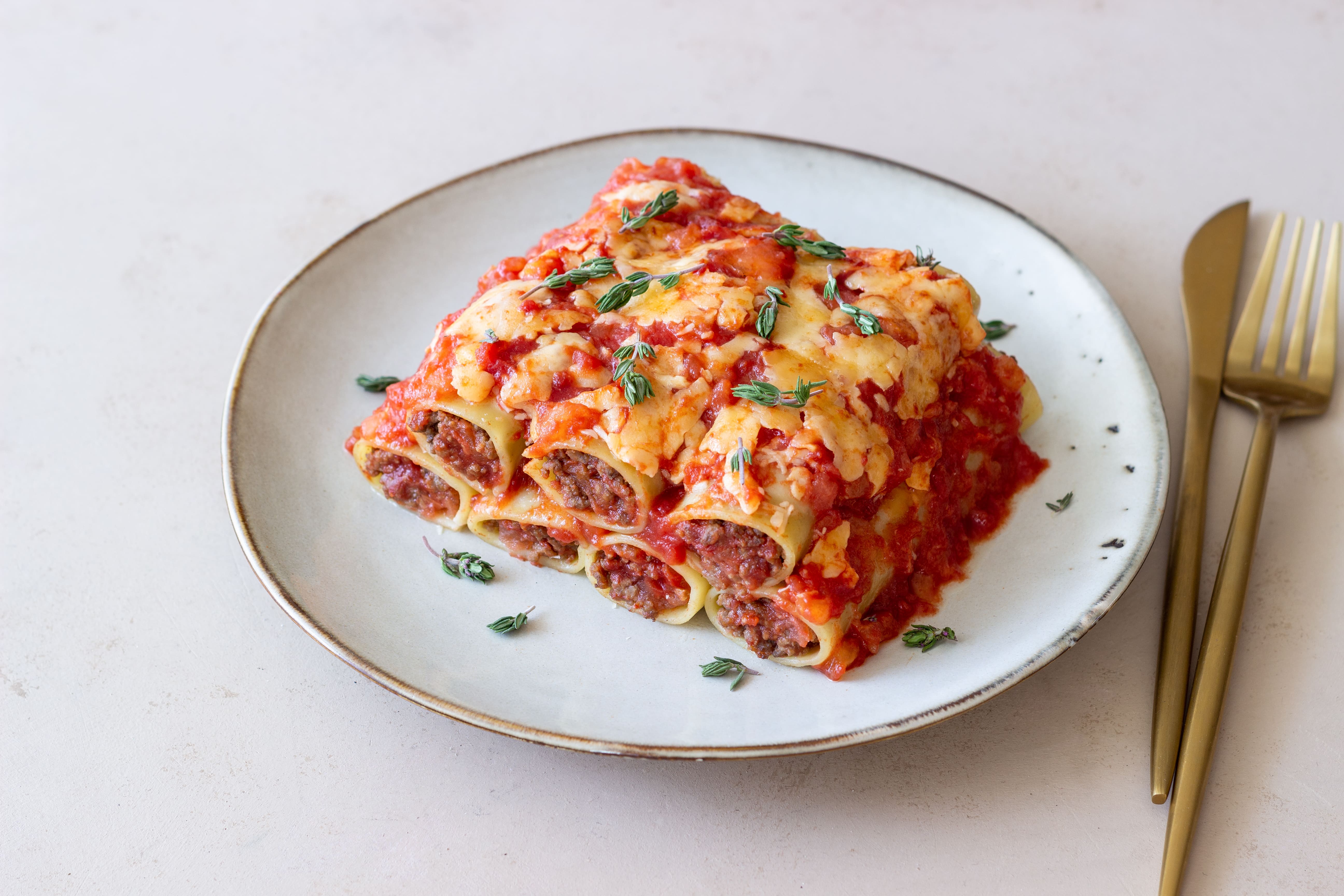 Receta Smart: Canelones de carne